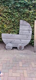 Geboortebord Kinderwagen Hout, Ophalen of Verzenden, Gebruikt