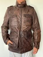 PME Legend heren winter jas L bruin leder parka, Kleding | Heren, Jassen | Winter, Maat 52/54 (L), Bruin, Ophalen of Verzenden