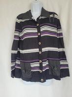 Leuk zwart gestreept vest mt XL merk Bonita, ., Zwart, Maat 46/48 (XL) of groter, Ophalen of Verzenden