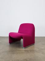 Vintage Alky chair roze nieuwe stoffering refurbished, Verzenden