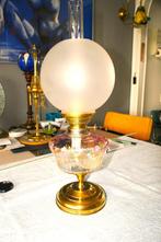 vintage. antieke olielamp, Ophalen of Verzenden