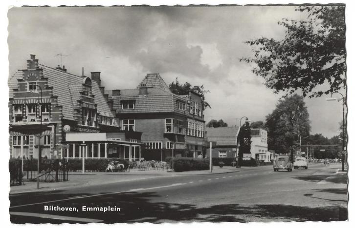 Bilthoven, Emmaplein. Opruimingskaart, Verzamelen, Ansichtkaarten | Nederland, Ongelopen, Utrecht, 1960 tot 1980, Verzenden