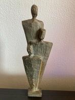 Bronzen beeld Jos Gielen ,Kubistisch, titel Gezin, Ophalen of Verzenden