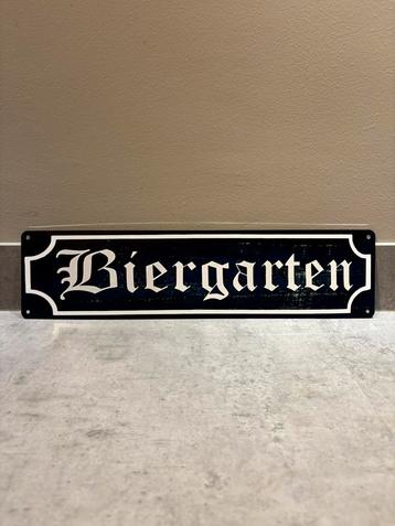 Mancave Bar Café Wanddecoratie metalen bordje Biergarten beschikbaar voor biedingen