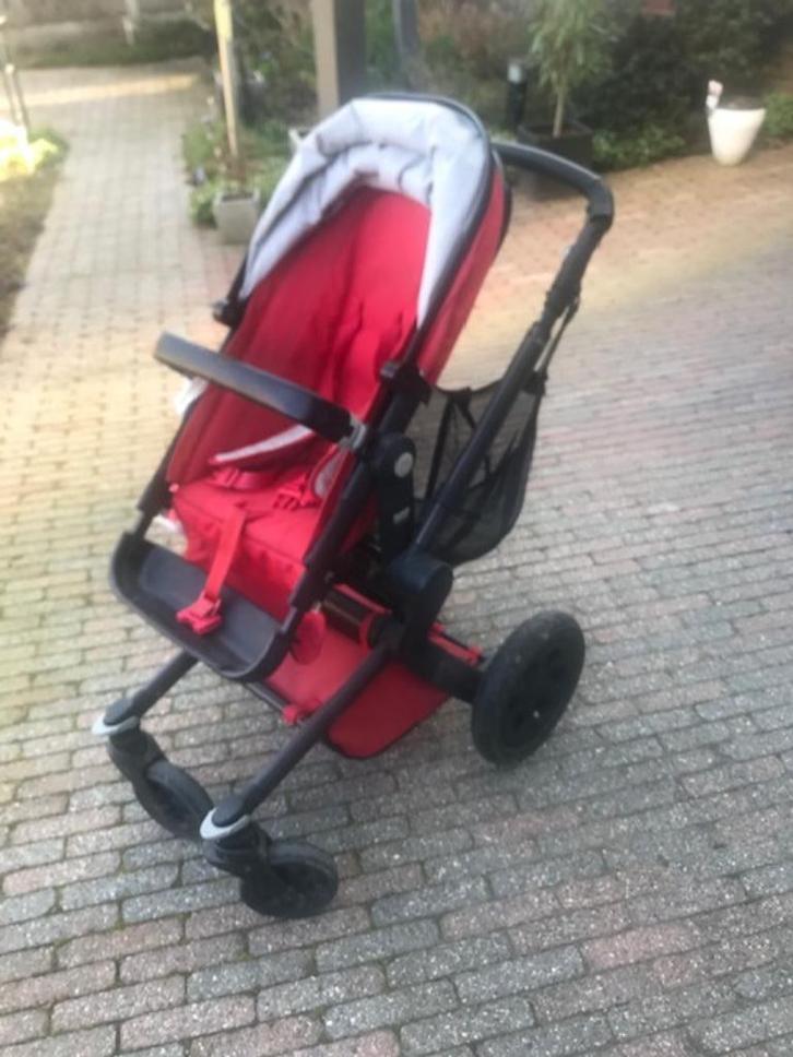 Kinderwagen, Kinderen en Baby's, Kinderwagens en Combinaties, Gebruikt, Combiwagen, Overige merken, Duowagen, Luchtbanden, Met reiswieg