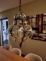 Prachtige in frame geblazen glazen hanglampen, Ophalen of Verzenden, Zo goed als nieuw