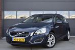 Volvo V60 2.0T Summum Trekhaak - Navi - stand.kachel, Auto's, Volvo, Euro 5, 1502 kg, Blauw, Leder