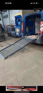 Oprijplaat voor bus bestelbus oprij plank rolstoel, Motoren, Ophalen of Verzenden, Zo goed als nieuw