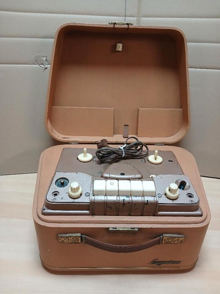 ACEC bandrecorder - lugavox, Audio, Tv en Foto, Bandrecorders, Bandrecorder, Met stofkap, Met banden, Ophalen