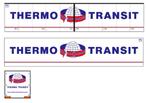 Vrachtauto decal 1:50 Thermo Transit Noorwegen, Hobby en Vrije tijd, Modelauto's | 1:50, Verzenden, Nieuw, Bus of Vrachtwagen
