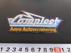 sticker COMPLEET AMRO Autoverzekering, Ophalen, Zo goed als nieuw, Bedrijf of Vereniging