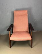 Scandinavisch teak 'heren' fauteuil, Ophalen, Hout, Minder dan 75 cm, Vintage