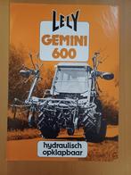 Folder Lely Gemini 600 schudder, Gelezen, Ophalen of Verzenden, Tractor en Landbouw