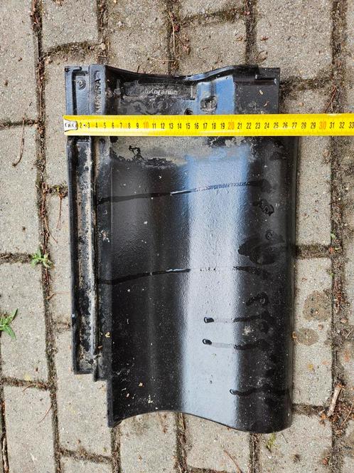 keramische dakpannen, Doe-het-zelf en Verbouw, Dakpannen en Dakbedekking, Zo goed als nieuw, Dakpannen, Overige materialen, Zwart
