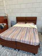 Boxspring met luxe topper NIEUW, Huis en Inrichting, Slaapkamer | Bedden, Bruin, Ophalen of Verzenden, 200 cm, Stof