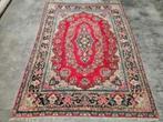 Handgeknoopt Perzisch wol Kerman tapijt pink 273x375cm