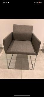 6 Grijze Eetkamerstoelen, Ophalen of Verzenden