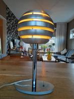 vintage tafellamp  lamellen lampje design, Huis en Inrichting, Lampen | Tafellampen, Ophalen of Verzenden, Zo goed als nieuw