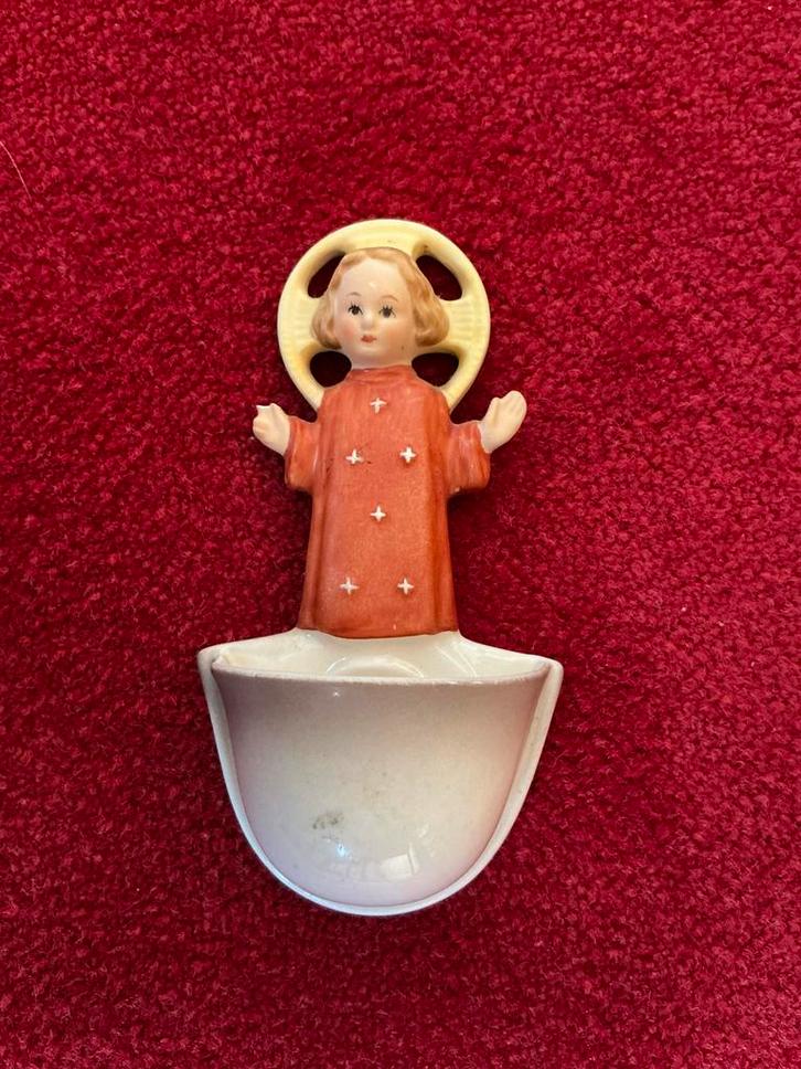 Goebel M.J. Hummel ❤️ Wijwaterbakje Kindje Jezus, Antiek en Kunst, Antiek | Religie, Ophalen of Verzenden