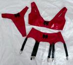 Rood Latex Setje - Westward Bound maat S, Kleding | Dames, Overige thema's, Kleding, Maat 36 (S), Gedragen