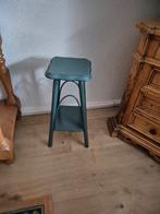 Vintage planten.  tafeltje bijzettafeltje, Minder dan 55 cm, Rond, Hout, Ophalen