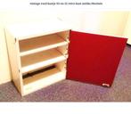 vintage rood kastje 50-44-21 retro kast antieke Meubels, Ophalen, Gebruikt, Minder dan 150 cm, Minder dan 100 cm