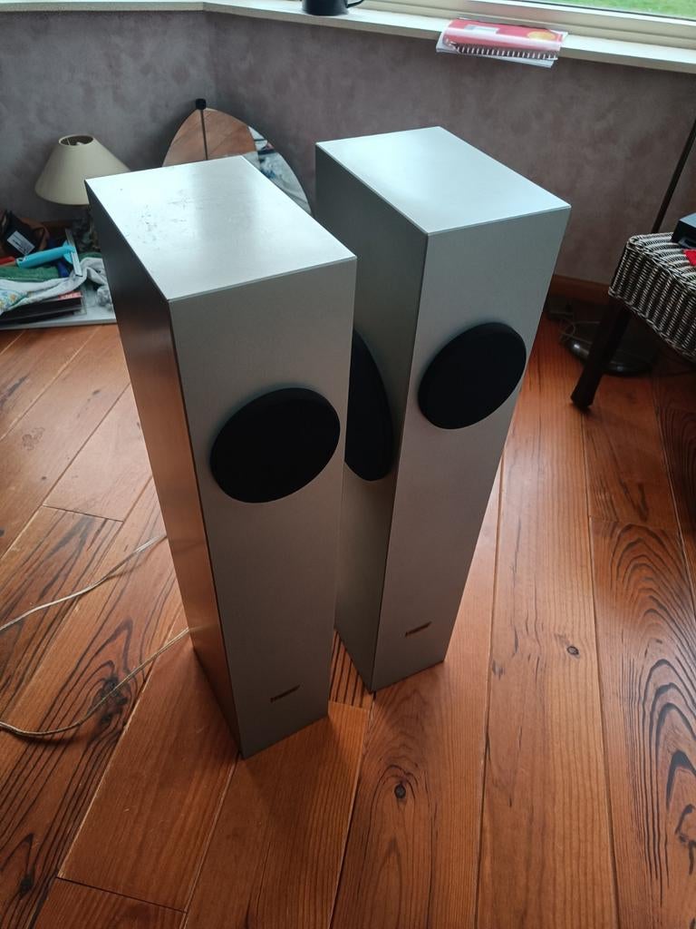 Hepta Spring Excellence Speakers - Nederlands Fabricaat, Audio, Tv en Foto, Luidsprekers, Gebruikt, Front, Rear of Stereo speakers