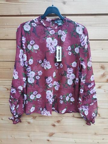 Blouse met volants mt. 40  beschikbaar voor biedingen