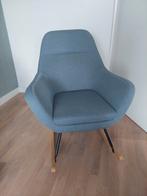 Grijze Schommelstoel - Comfortabel en Stijlvol, Huis en Inrichting, Fauteuils, Ophalen, Metaal, 75 tot 100 cm, Zo goed als nieuw