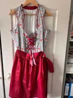 Prachtige Dirndl jurk incl 2 bloejes maat 42/44, Ophalen of Verzenden, Zo goed als nieuw, Maat 42/44 (L), Carnaval