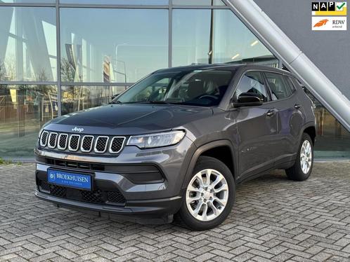 Jeep Compass 1.5T e-Hybrid Longitude 131pk Automaat / Camera, Auto's, Jeep, Bedrijf, Te koop, Compass, ABS, Achteruitrijcamera