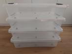 Mega bedroller bewaarbox 76x57x18 cm met wieltjes (4 stuks), Ophalen, Gebruikt, 40 tot 60 cm, Overige typen