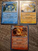 Pokémon Kaarten Vaporeon Jolteon Flareon SV cosmos holo, Ophalen of Verzenden, Gebruikt, Meerdere kaarten, Foil