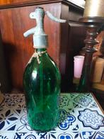 Oude Groene spuitfles sodawater fles, Ophalen of Verzenden