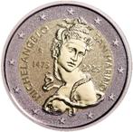 San Marino 2 euro 2025 REVERSE PROOF Michelangelo, Ophalen of Verzenden, San Marino, 2 euro, Setje