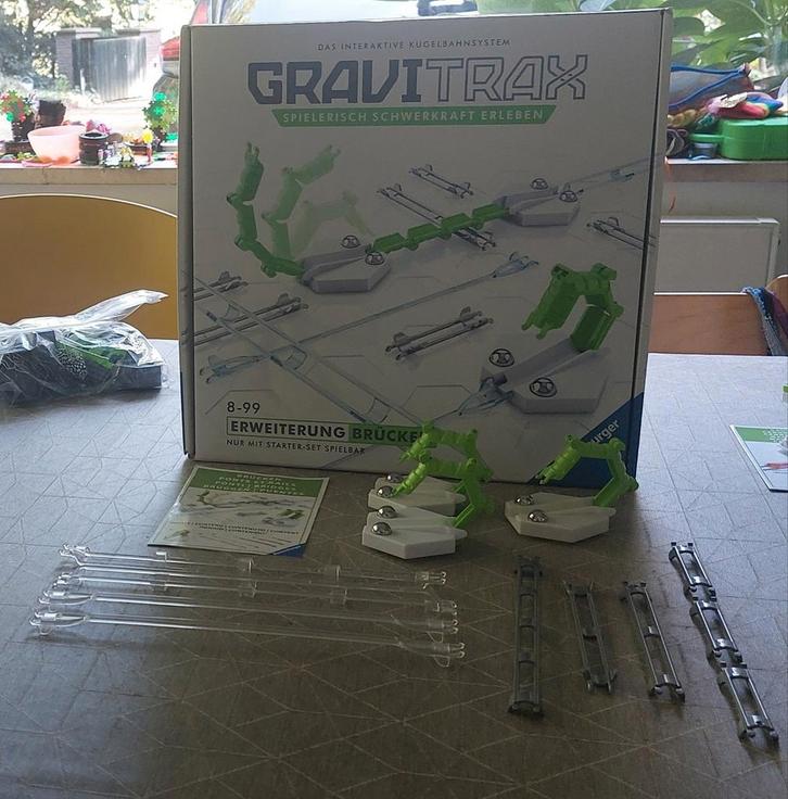 Gravitrax uitbreiding bruggen, Kinderen en Baby's, Speelgoed | Educatief en Creatief, Zo goed als nieuw, Ophalen of Verzenden