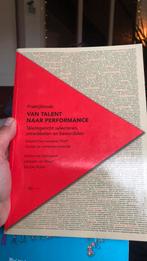 Van talent naar performance, Ophalen of Verzenden, Beta, Zo goed als nieuw, HBO