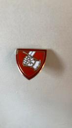 KNIL Mariniersbrigade Tankcompagnie speldje, Verzamelen, Ophalen of Verzenden, Landmacht, Nederland, Embleem of Badge