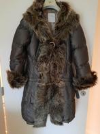 Nieuwe mantel afgewerkt met bont, Kleding | Dames, Jassen | Winter, Violanti, Bruin, Nieuw, Ophalen