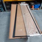 Scharnierende douchedeur 50 x 200 cm zwart met deurknop nr36, Ophalen of Verzenden, Nieuw