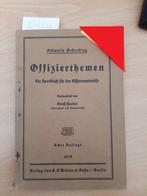 Offizierthemen (WW2 1938), Verzamelen, Verzenden, Landmacht, Duitsland, Boek of Tijdschrift