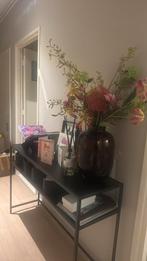 1x zwarte sidetable 120 x 40 cm, Ophalen, 100 tot 150 cm, Zo goed als nieuw, Minder dan 50 cm