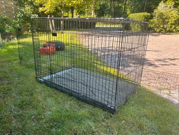 Hondenbench opvouwbaar I 110x70x77 I 2 deurtjes I Grote Hond beschikbaar voor biedingen