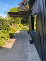 Halfronde balkonparasol, Tuin en Terras, Parasols, Ophalen, Zo goed als nieuw, Minder dan 1 meter, Parasolvoet