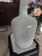 Leuke vaas, frozen, Overige kleuren, Ophalen of Verzenden, Minder dan 50 cm, Glas