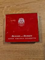 Benson hedgets sigaretten blikje, Verzamelen, Rookartikelen, Aanstekers en Luciferdoosjes, Ophalen of Verzenden