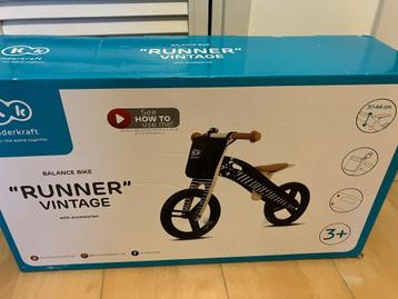 KinderCraft Runner Vintage Black Balance bike beschikbaar voor biedingen