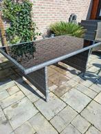 Tuintafel, Tuin en Terras, Tuintafels, Ophalen, Gebruikt, Rechthoekig, Kunststof