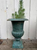 Tuinvazen gietijzer bloempotten, Antiek en Kunst, Curiosa en Brocante, Ophalen