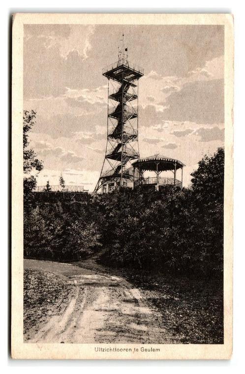 Geulem, Uitzichttooren te Geulem, Verzamelen, Ansichtkaarten | Nederland, Gelopen, Limburg, 1920 tot 1940, Verzenden